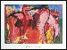 Bente Merrild, "Fugl Ph�nix III", Plakat 80 x 60cm.