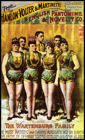 Show-plakat. The Wartenburg Family, 55 x 87 cm.
