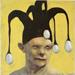 Michael Kvium, Fools indrammet plakat 41x41.