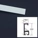 Galleriskinne Economy, hvid � 195 cm.