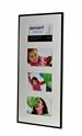 Aluminium skifteramme sort 25x60 cm