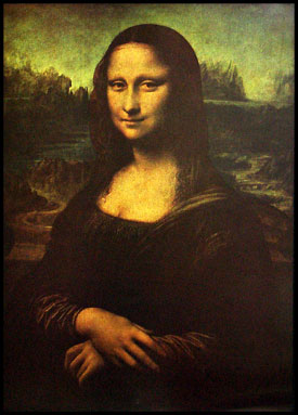 \'Mona Lisa\', plakat 50 x 70 cm.