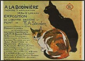 Steinlen, A la Bodeniére, plakat 60 x 40 cm.
