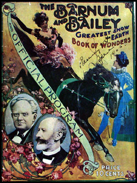 Show-plakat. Barnum & Bailey, 56 x 75 cm.