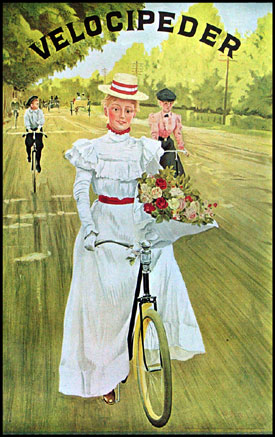 "velocipeder", Plakat 53 x 84 cm.