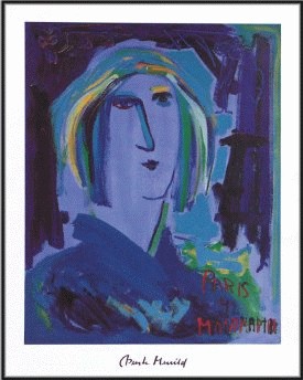 Bente Merrild, "Paris", plakat 57x72cm.