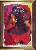 Bente Merrild, "Selvportræt", plakat 28x38 cm.