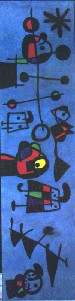 Joan Miro, plakat 30 x 120 cm.