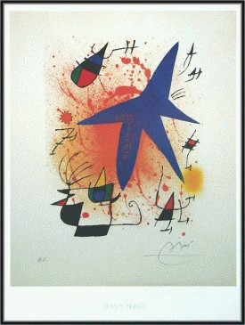 Joan Miro, plakat 60 x 80 cm.