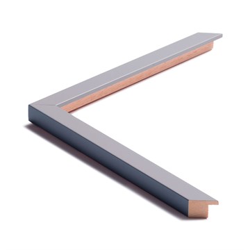 Indramning ramme 551013pp Lys Grå m/ passepartout