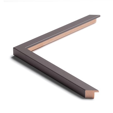 Indramning ramme 551014pp Mørk Grå m/ passepartout