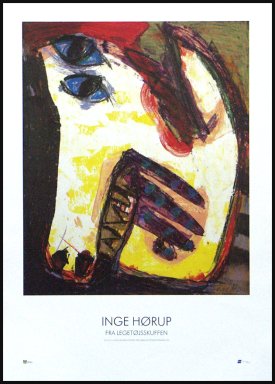 Inge Hørup, plakat 50x70 cm.