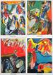 Asger Jorn, plakat 4 stk. 35x50