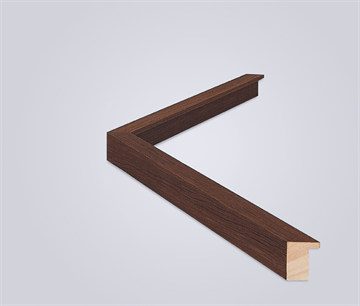 Indramning ramme FVA2032 Valnød finer m/ passepartout