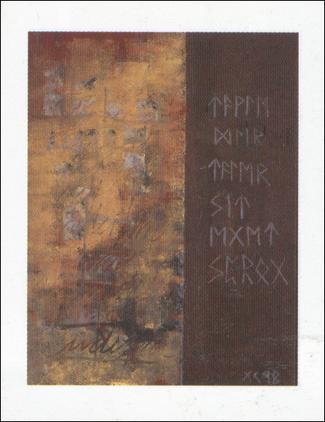 Gitte Klausen, "Wall", plakat 70x100 cm.