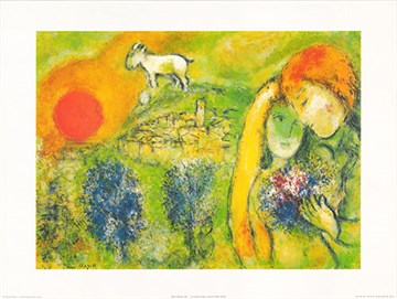 Marc Chagall, plakat 60 x 80 cm.