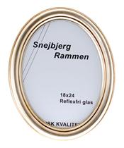 Ovale rammer MED RIGTIG GLAS!